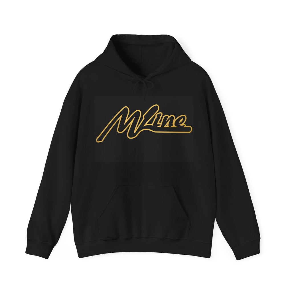 Hoodie — Retro 'M Line' Script Logo Pullover
